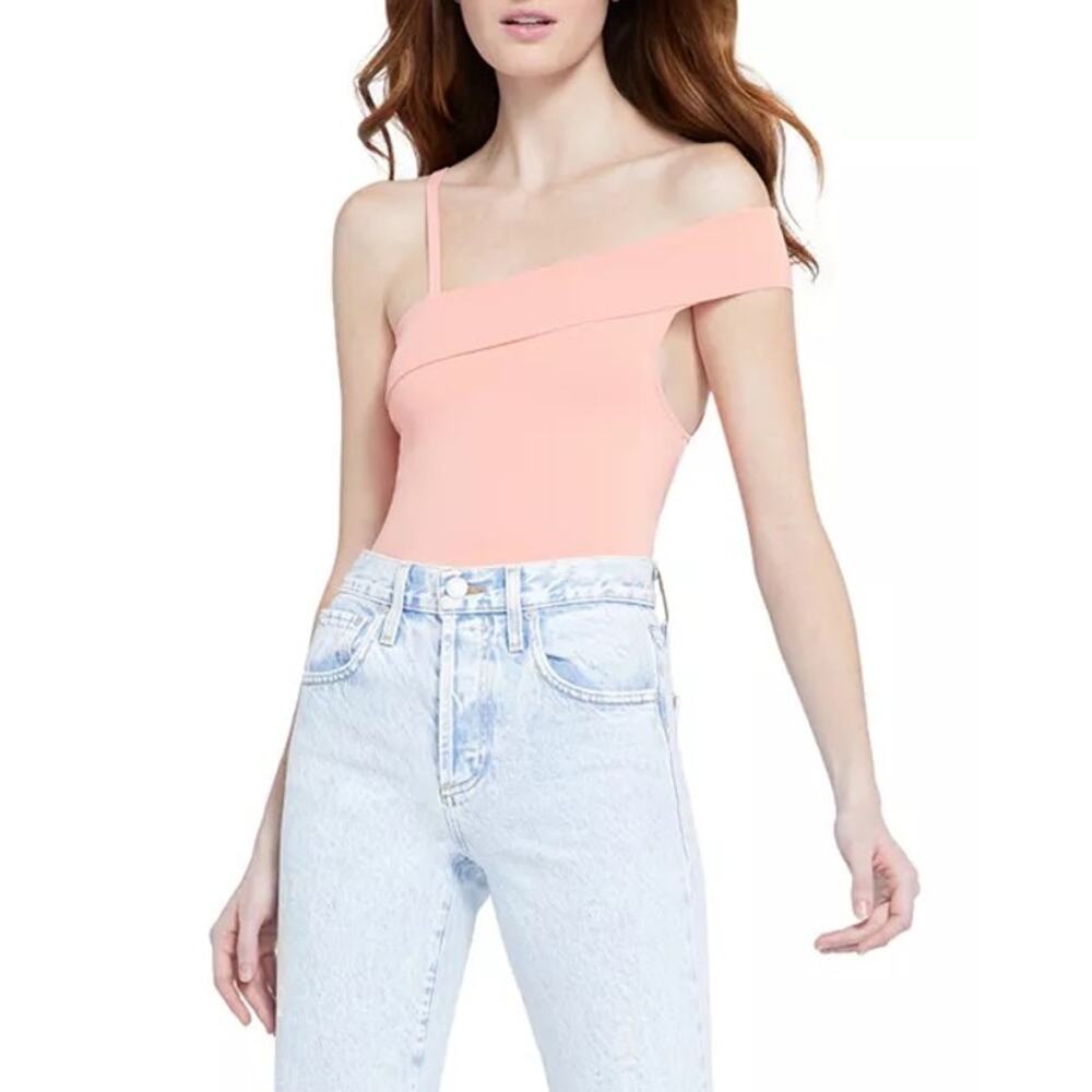 Alice + Olivia Arletta Asymmetrical One Shoulder Tank Size Small